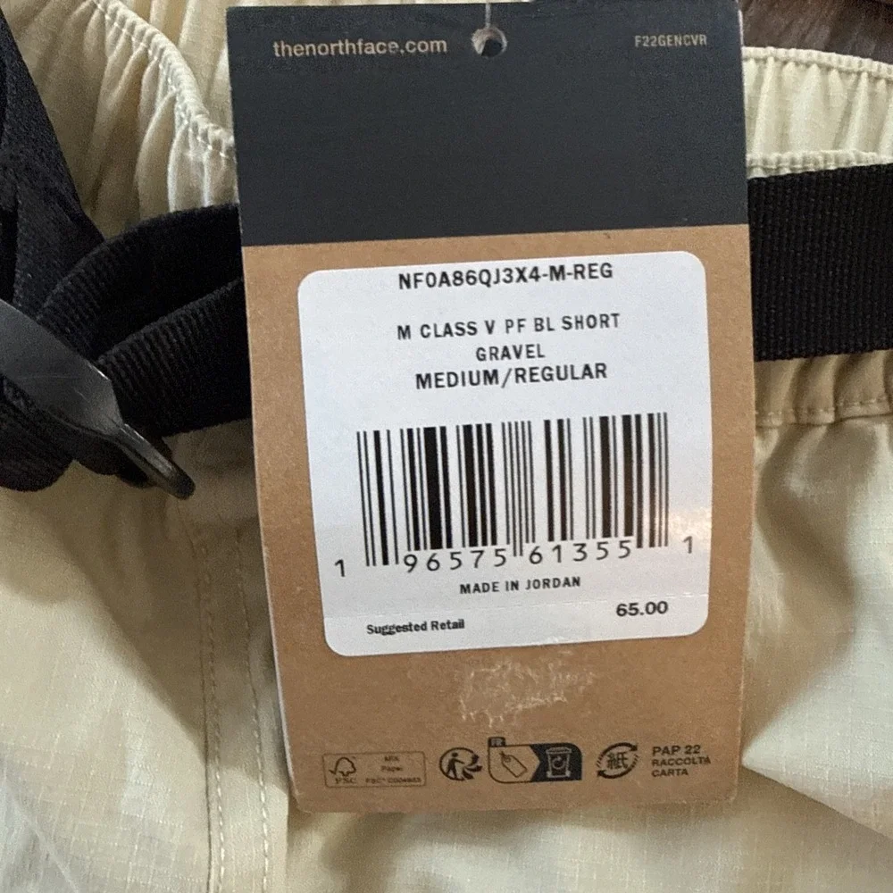 The North Face Class V Pathfinder Belted Hiking Shorts Men M 7